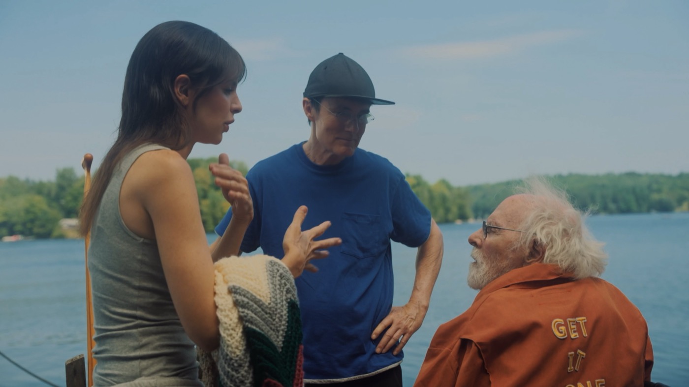 William Scoular directing on the set of Northbound
