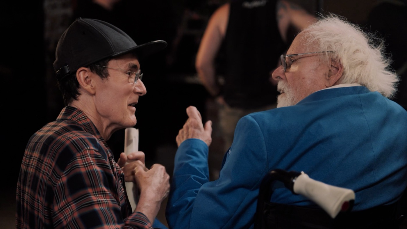 William Scoular directing on the set of Northbound